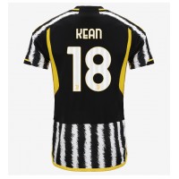 Pánský Fotbalový dres Juventus Moise Kean #18 2023-24 Domácí Krátký Rukáv